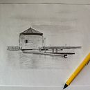 La tour du banc. Un projet de Illustration traditionnelle , et Dessin de Thiago Ranzatti - 30.06.2025