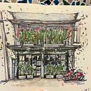 Bangkok after the rain. Sketching project by Ekaterina Sushcheva - 06.30.2025