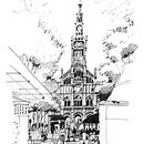 Günlük Yaşamı Taslaklaştırmak: Hospital de Sant Pau (Barselona) . % licari_lucas tarafından hazırlanan Geleneksel illüstras, on, Çizim, Eskiz çizimi, Ve Eskiz defteri projesi - 06.30.2025