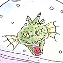 Raising a little monster . Artistic Drawing, Character Design, Children's Illustration, Drawing, Traditional illustration, Narrative, Painting, Sketching, Stor, telling, and Watercolor Painting project by Juan Manuel Sánchez Franco - 06.30.2025