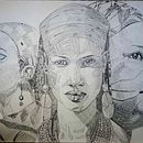 Mi proyecto del curso Sketchbook de retrato: explora el rostro humano . % Rosel Movarg tarafından hazırlanan Sanatsal Çizim, Çizim, Portre Çizimi, Eskiz defteri, Ve Eskiz çizimi projesi - 07.07.2025