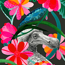 Floral Illustration by Malin Gyllensvaan. Botanical Illustration, Digital Illustration, and Gouache Painting project by Ula Buka - 07.07.2025