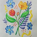 Florescer. Un projet de Dessin, Illustration traditionnelle, Illustration botanique, Peinture , et Aquarelle de Letícia Matos - 10.07.2025