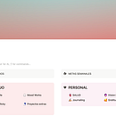 Mi Notion. Un proyecto de Desarrollo Web de Majo Eguiarte - 12.07.2025