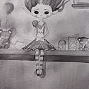 Infancia interferida. Een project van  Beeldende kunst, Traditionele illustratie,  Tekening y  Illustratie met inkt van Lucía Durán - 16.07.2025