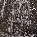 Frau Trude , inchiostro. Un proyecto de Dibujo artístico, Dibujo e Ilustración con tinta de Cathy Kieffer Pietrapertosa - 16.07.2025