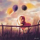 Baloon . Ilustração digital e Ilustração infantil projeto de Serena Mendrano - 18.07.2025