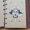 Sketchbook journey chapter 2. Projekt z dziedziny Sketchbook, Portret,  R i sunek użytkownika snhue.art - 18.07.2025