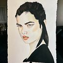 Proyecto de acuarela. Un proyecto de Dibujo de Retrato, Ilustración tradicional y Pintura a la acuarela de airetatuaxes - 20.07.2025