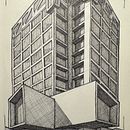 Proyecto Final de Curso. Een project van  Architecturale illustratie, Architectuur,  Tekening y  Schetsen van Saúl Díaz Godínez - 21.07.2025