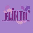 Logo for ‘FLINTA*’ app. Een project van Grafisch ontwerp van Alma Semadar - 21.07.2025