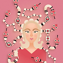 Medusa Reimagined . % tania_delehanty tarafından hazırlanan Dijital İllüstras, Ve on projesi - 07.21.2025