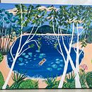 Floating Free. Een project van Traditionele illustratie, Schilderij,  Acr, lschilderij y Sketchbook van ls_leong - 23.07.2025