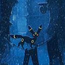 Umbreon . Un progetto di Illustrazione digitale di Yuliia Petrenko - 23.07.2025