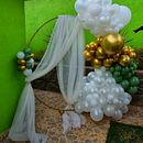 Guirnalda Verde y dorado. Arts, Crafts, Decoration, Events & Interior Decoration project by Paulina Monroy - 07.24.2025