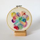 My final project for the course Emroidery and Watercolor Basic Techniques. Projekt z dziedziny  Haft,  Malarstwo, Malowanie akwarelą, Wzornictwo tekst i liów użytkownika Anastasia Papathanaki - 24.07.2025