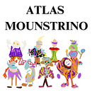 Atlas Mounstrino. Ilustração digital, Design de personagens e Ilustração infantil projeto de Arcadio Javier Cerda Inostroxs - 25.07.2025