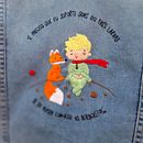 The Little Prince. Un progetto di Design di accessori, Artigianato, Illustrazione botanica, DIY, Ricamo, H, lettering, Design di gioielli, Illustrazione naturalistica, Pattern design, Cucito, Textile Design, Illustrazione tradizionale, Tipografia, Upc e cling di silviacolodel_1 - 27.07.2025