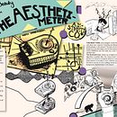 Aesthetimeter Advertisement (Magazine Centerfold). Een project van Traditionele illustratie, Digitale illustratie, Digitaal productontwerp, Digitaal ontwerp, Posterontwerp,  Reclame y Fictie schrijven van marcidiax - 27.07.2025