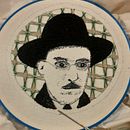 Fernando Pessoa, por Alexandra Lopes Ein Projekt aus dem Bereich Stickerei und Textildesign von alexandrabarello - 28.07.2025