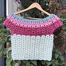 Top a crochet. Projekt z dziedziny Sz, dełkowanie, DIY, Projektowanie mod,  Tkactwo, Wzornictwo tekst i liów użytkownika Judith Hernández - 29.07.2025