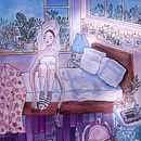 Ilustración de los rituales en la noche . Esboçado, Criatividade, Desenho, Ilustração tradicional, Pintura em aquarela, Pintura guache, e Sketchbook projeto de Andrea Vanegas Villamil - 31.07.2025