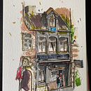 Kinky Star in Gent - Pen en marker. Architectural Illustration, Drawing, Ink Illustration, Sketchbook, and Sketching project by Ger Hermsen - 07.31.2025