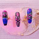 Uñas en gel del Album Ballet Mecanico . % estefania_ospinavasquez tarafından hazırlanan Dekoratif Bo, ama, Tasarım, Geleneksel illüstras, on, Tablo, Ve Desen Tasarımı projesi - 08.06.2025