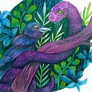 Charla improbable . Un projet de Dessin, Illustration éditoriale, Illustration traditionnelle , et Aquarelle de Entraenelarte Entraenelarte - 07.08.2025