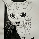 Wildkatze. Un projet de Dessin, Illustration à l'encre, Illustration naturaliste , et Esquisse  de sany17 - 08.08.2025