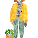 Leokadia - projekt postaci. Character Design, Traditional illustration, Painting, and Watercolor Painting project by Gabriela Tokarczyk-Dziwura - 08.08.2025