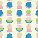 Círculos y Flores . Desain Aksesori, Desain Kostum, Ilustrasi tradisional, Desain Busana, Pencetakan, Desain Pola, Dan Pencetakan Tekstil proyek oleh cynthiaa_oz - 08.12.2025