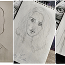 Proyecto de mi nuevo Sketchbook. Un projet de Dessin artistique, Dessin, Dessin de portrait, Carnet de croquis , et Esquisse  de kimberly_soler - 13.08.2025