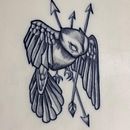 Ave con flechas . Een project van  Tatoeageontwerp van lopezclarissadiaz - 15.08.2025