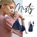 MISTY- GUEST EDITION · FW/2025. Fashion Design, Patternmaking, Dressmaking, and Fashion Illustration	 project by Grethel Balladares - 08.15.2025
