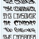 Catalogo letras Graffiti - The Cinsoner. Een project van Grafisch ontwerp, Digitale illustratie,  Br, ing en identiteit y  Urban art van Alberto Urieta Cinso - 16.08.2025
