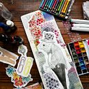 Sketching creativo. Een project van  Schetsen,  Creativiteit,  Tekening, Traditionele illustratie, Aquarelschilderen y Sketchbook van Katherine Guerra - 18.08.2025