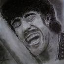 Phil Lynott - İnce Lizzy . % Alfredo Lopez Lujan tarafından hazırlanan Çizim, Kalem Çizimi, Portre Çizimi, Ve Gerçekçi Çizim projesi - 08.18.2025