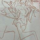 Sketch de lápiz de color . % Fernando Paez Milan tarafından hazırlanan Geleneksel illüstras, Ve on projesi - 08.18.2025