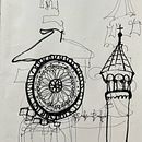 Augen auf und los gehts!. Un progetto di Disegno, Pittura ad acquerello e Sketchbook di andreanora - 18.08.2025