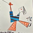 La cometa. Un proyecto de Bellas Artes, Pintura, Ilustración tradicional, Dibujo, Pintura a la acuarela, Dibujo a lápiz, Ilustración infantil y Narrativa de Marta López Para Fernández - 19.08.2025