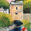 Messing about on a stream. Traditional illustration project by elaine Roe - 08.21.2025