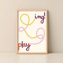 Play-ing!. Un progetto di Creatività, Design, Design digitale, Graphic design, Design di poster , Tipografia e Design tipografico di Inês Mendes - 22.08.2025
