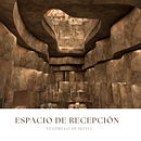 Vestíbulo Hotel Aura Rocosa. Een project van Interieurontwerp y  3D-modellering van Claudia Mateo - 22.08.2025