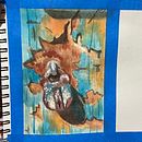 Texturas y acuarelas Ein Projekt aus dem Bereich Bildende Künste, Malerei und Aquarellmalerei von Joana Valentina Amador Mayoral - 23.08.2025