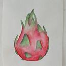 Escamas de Dragão-Aquarela botânica. Un proyecto de Bellas Artes, Dibujo, Ilustración tradicional, Pintura, Pintura a la acuarela e Ilustración botánica de Adriele - 27.08.2025