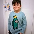 Among Us Intarsia Sweater Ein Projekt aus dem Bereich DIY, Modedesign, Weben, Textildesign und Stricken von Gul Budak - 28.08.2025