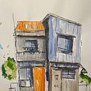 Urban Sketch by Svenson. Architectural Illustration, Drawing, Ink Illustration, Sketchbook, and Sketching project by Sven Freiboth-Schneider - 08.28.2025