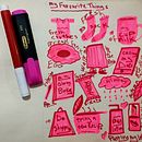 My Favorite Things. Un progetto di Belle arti, Bozzetti, Creatività, Disegno, Sketchbook, Mindfulness e Illustrazione tradizionale di hebamamon93 - 30.08.2025
