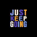 Just Keep Going . % Hannah B tarafından hazırlanan Animas, on, 3D Animas, on, Hareketli Grafikler, Tipografi, Ve Kinetik Tipografi projesi - 08.30.2025